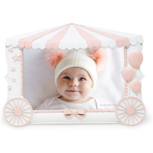 4” x 6” Resin Sentiments Baby Picture Frame with Easel and Hanging Tabs - Picture 1 of 6